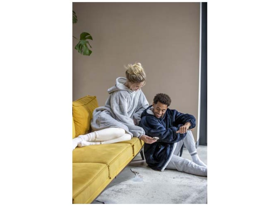 Coperta con cappuccio in tessuto certificato GRS Denali