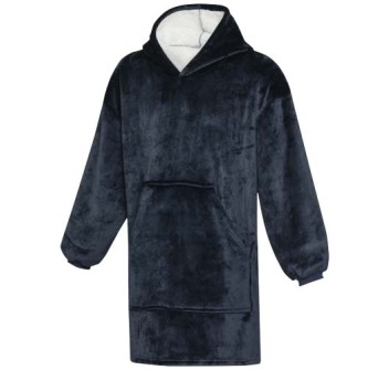 Coperta con cappuccio in tessuto certificato GRS Denali