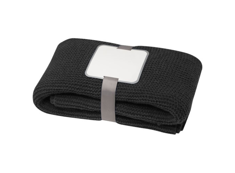 Coperta lavorata maglia di poliestere GRS da 150 x 120 cm Suzy