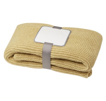 Coperta lavorata maglia di poliestere GRS da 150 x 120 cm Suzy