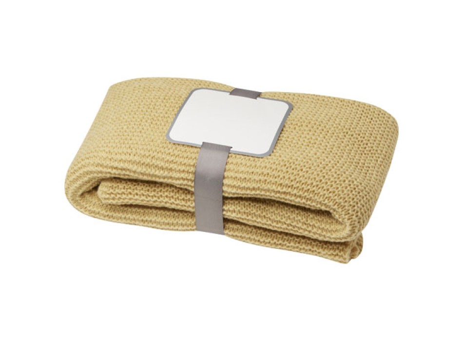 Coperta lavorata maglia di poliestere GRS da 150 x 120 cm Suzy