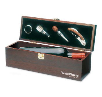 COSTIERES - Set vino in legno