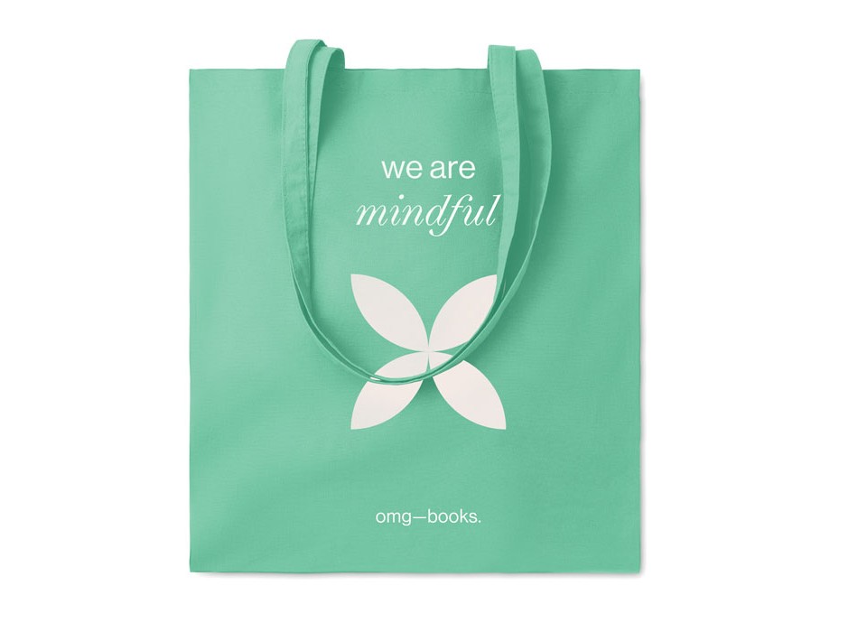 COTTONEL COLOUR + - Shopper in cotone 140gr