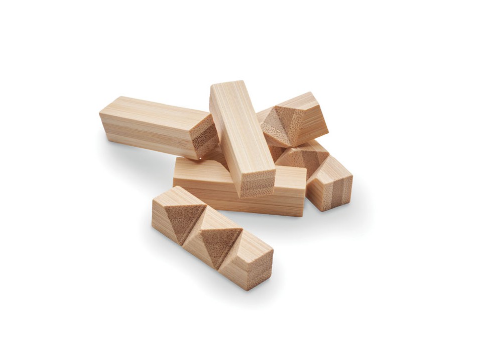 CUBENATS - Puzzle rompicapo in bambù