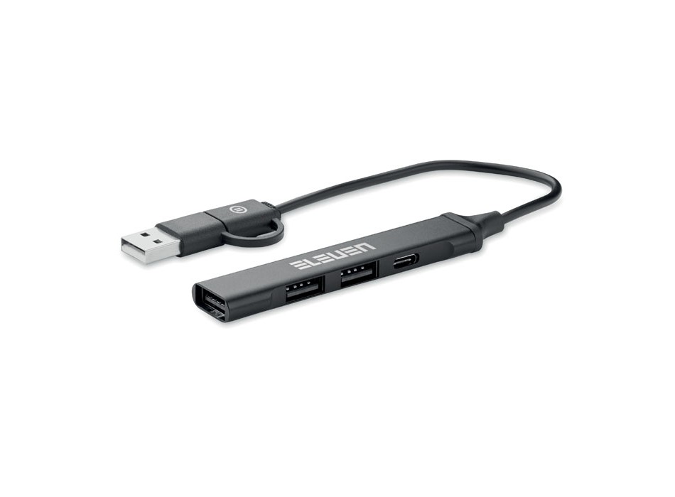 CURRENT - Hub USB a 4 porte 19 cm