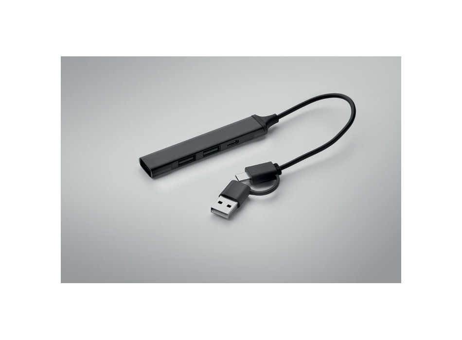 CURRENT - Hub USB a 4 porte 19 cm