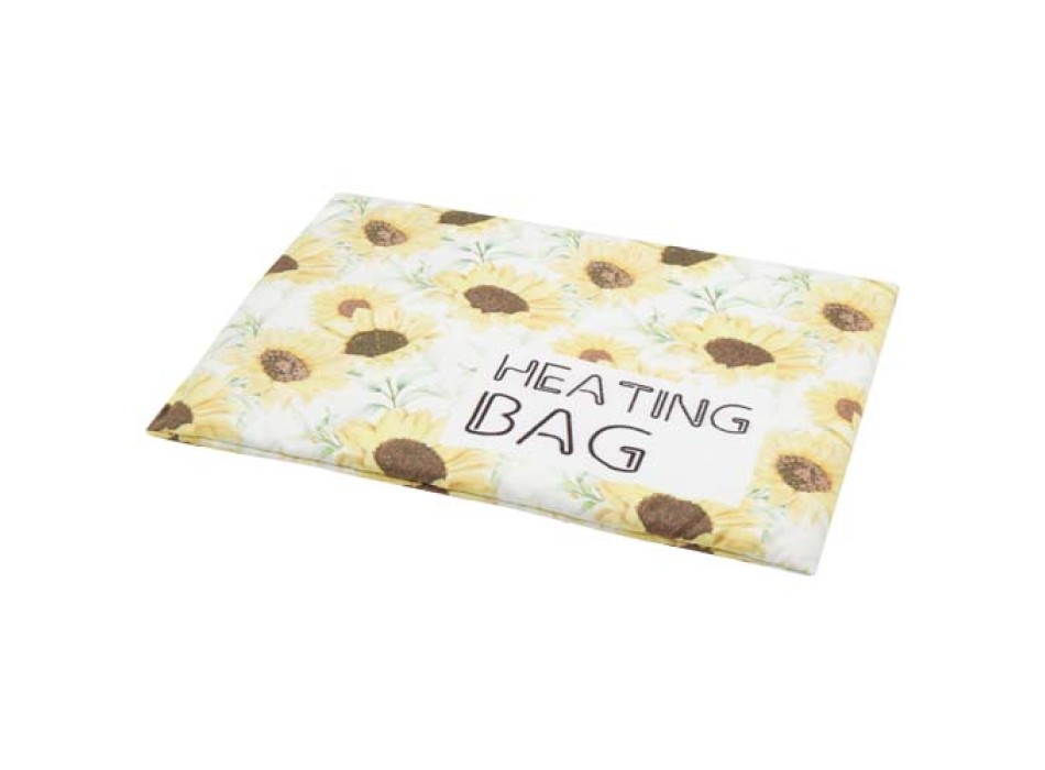 Cuscino con stampa a sublimazione riempito con semi di lino