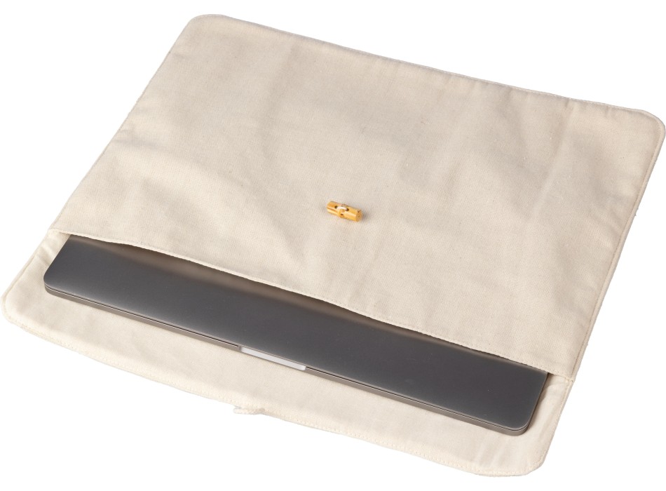 Custodia per laptop da 15 pollici in cotone da 220 g/m² Dirk