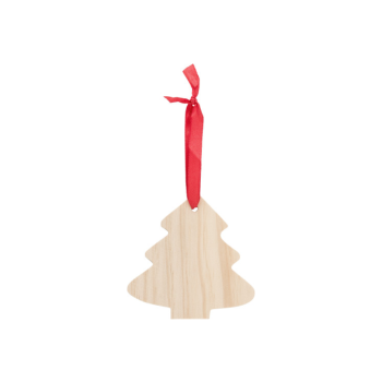 Decorazioni natalizie in legno a forma di albero di Natale