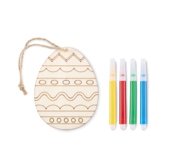 DREGG - Set per dipingere le uova in legno