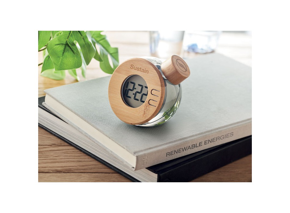 DROPPY LUX - Orologio alimentato ad acqua