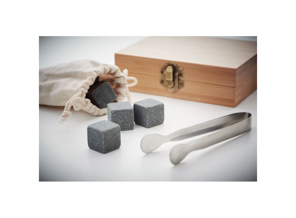 DUNDALK - Set whisky in bamboo