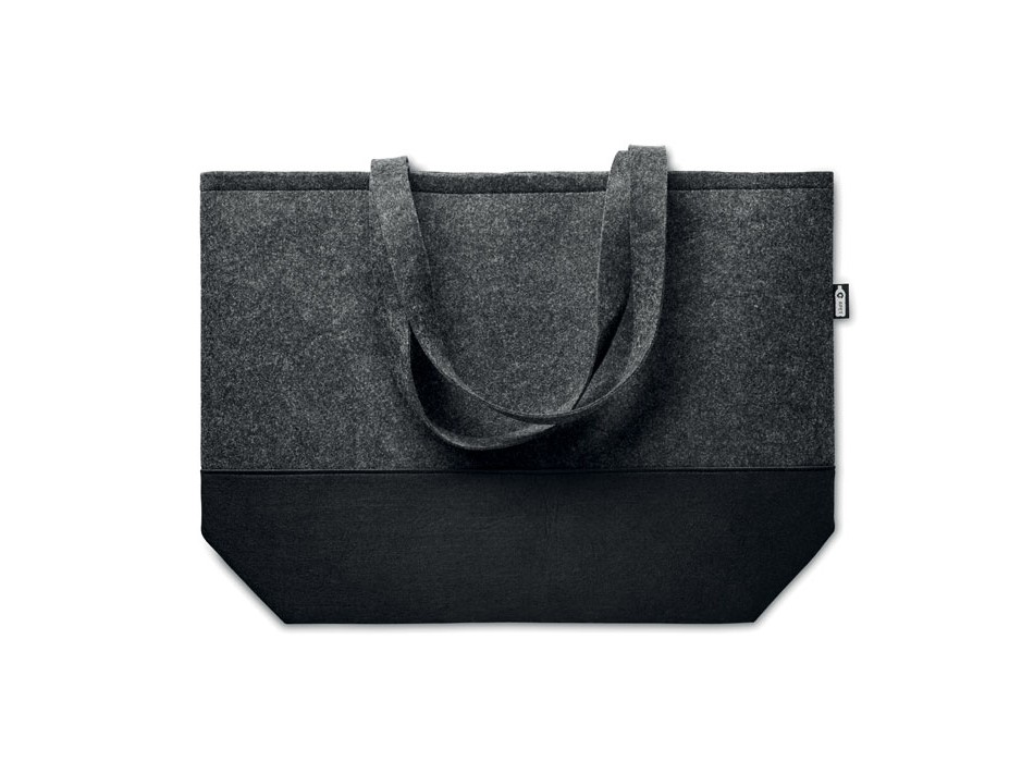 DUO INDICO - Shopper in feltro RPET