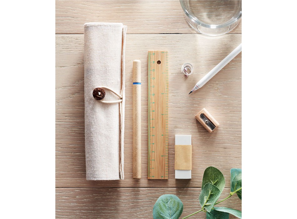 ECOSET - Set in astuccio cotone e juta