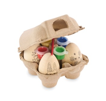 EISET - Set per dipingere le uova in legno