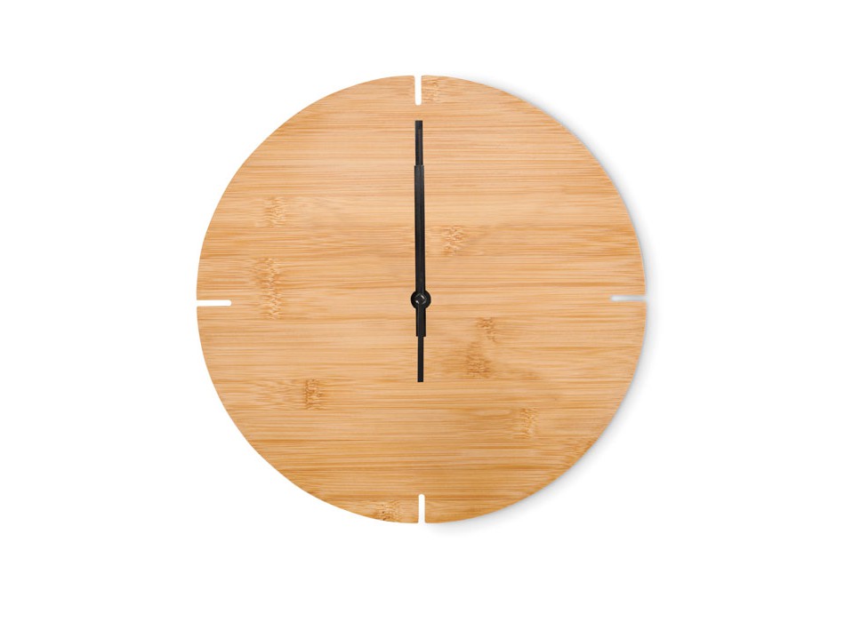 ESFERE - Orologio da parete in bamboo
