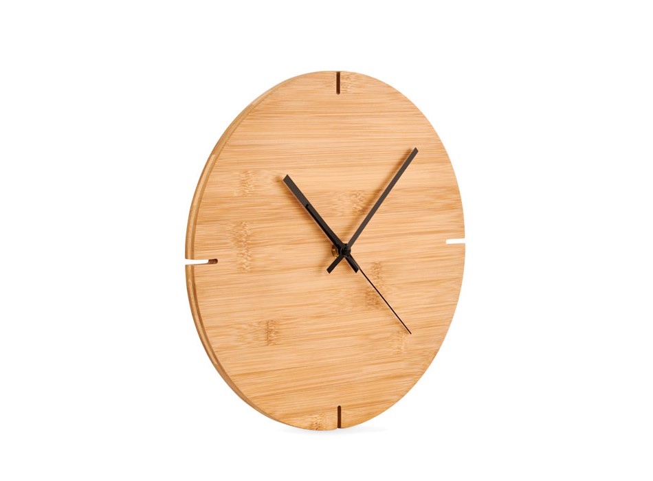 ESFERE - Orologio da parete in bamboo