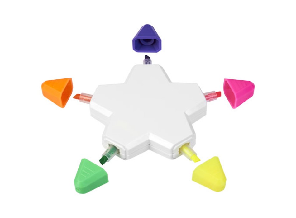 Evidenziatore a forma di stella Solvig