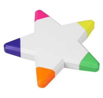 Evidenziatore a forma di stella Solvig