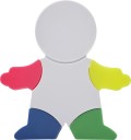 Evidenziatore in ABS, omino