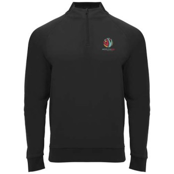 Felpa a maniche lunghe con zip a un quarto unisex da 200 g/m² Epiro