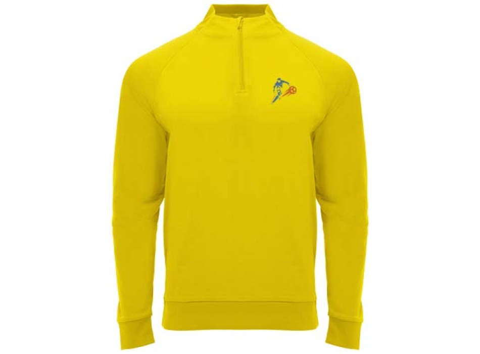 Felpa a maniche lunghe con zip a un quarto unisex da 200 g/m² Epiro