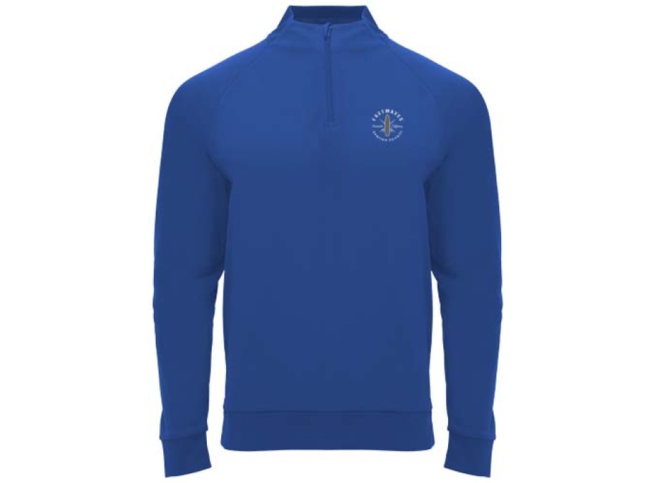 Felpa a maniche lunghe con zip a un quarto unisex da 200 g/m² Epiro