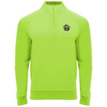Felpa a maniche lunghe con zip a un quarto unisex da 200 g/m² Epiro