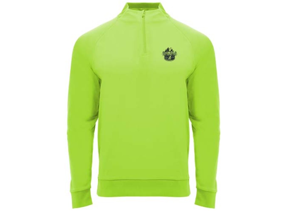 Felpa a maniche lunghe con zip a un quarto unisex da 200 g/m² Epiro