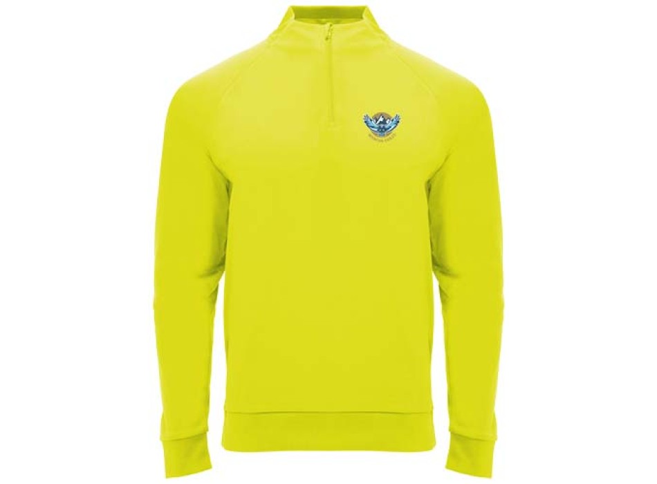 Felpa a maniche lunghe con zip a un quarto unisex da 200 g/m² Epiro