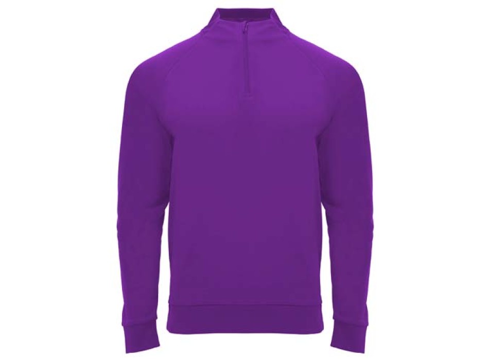 Felpa a maniche lunghe con zip a un quarto unisex da 200 g/m² Epiro