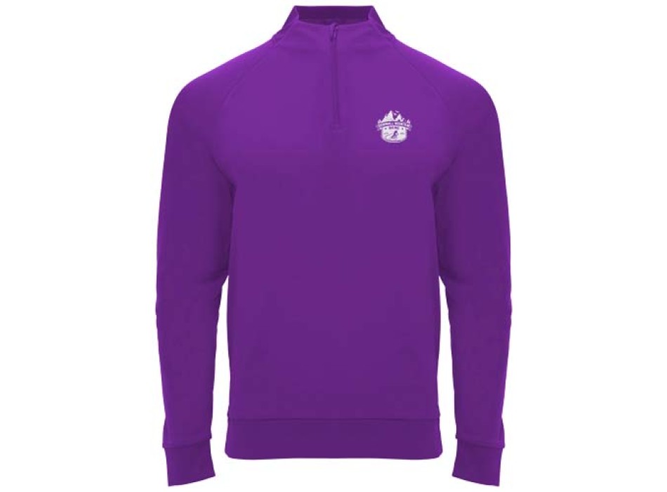Felpa a maniche lunghe con zip a un quarto unisex da 200 g/m² Epiro