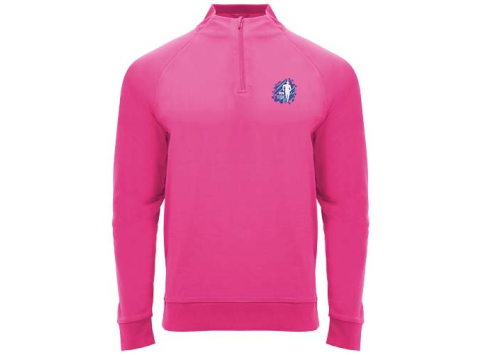 Felpa a maniche lunghe con zip a un quarto unisex da 200 g/m² Epiro