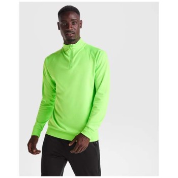 Felpa a maniche lunghe con zip a un quarto unisex da 200 g/m² Epiro