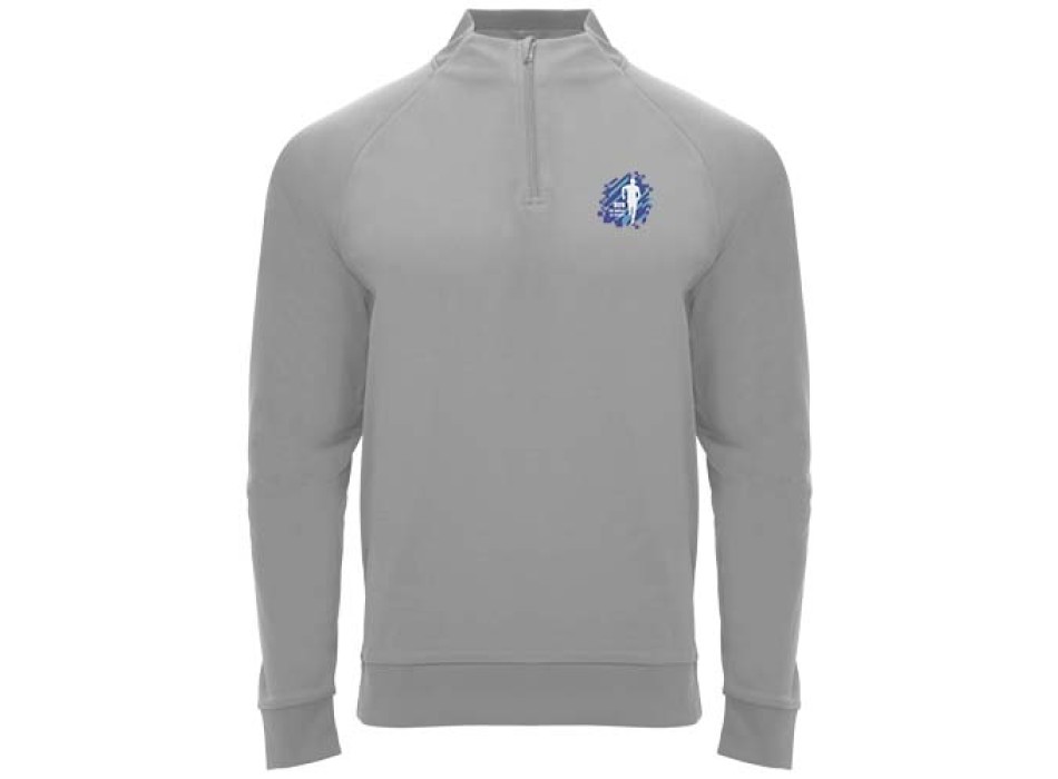 Felpa a maniche lunghe con zip a un quarto unisex da 200 g/m² Epiro