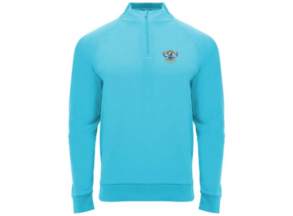 Felpa a maniche lunghe con zip a un quarto unisex da 200 g/m² Epiro