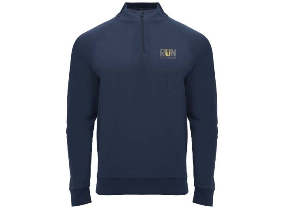 Felpa a maniche lunghe con zip a un quarto unisex da 200 g/m² Epiro