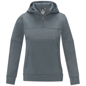 Felpa anorak con cappuccio da donna a mezza zip Sayan