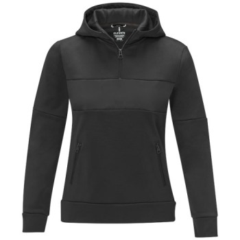 Felpa anorak con cappuccio da donna a mezza zip Sayan