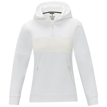 Felpa anorak con cappuccio da donna a mezza zip Sayan