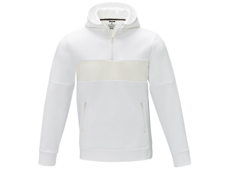Felpa anorak con cappuccio da uomo a mezza zip Sayan