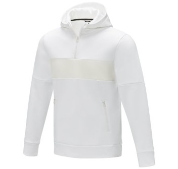 Felpa anorak con cappuccio da uomo a mezza zip Sayan
