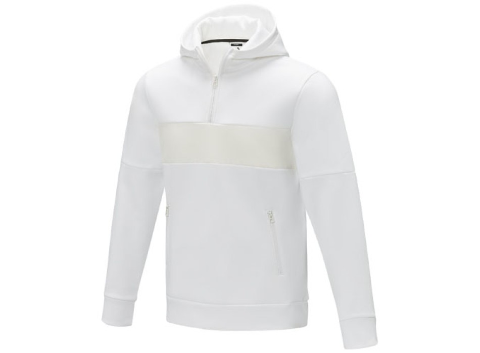 Felpa anorak con cappuccio da uomo a mezza zip Sayan