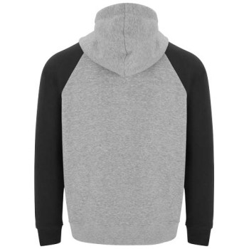 Felpa con cappuccio unisex bicolore Badet