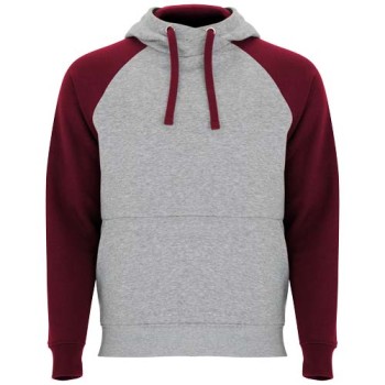 Felpa con cappuccio unisex bicolore Badet