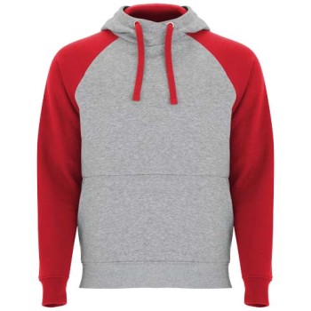 Felpa con cappuccio unisex bicolore Badet
