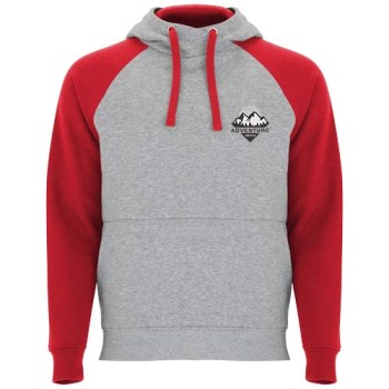 Felpa con cappuccio unisex bicolore Badet