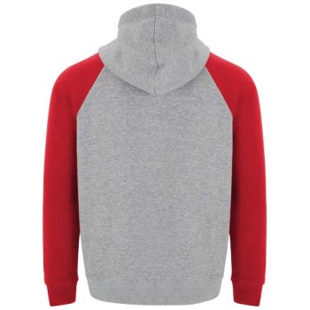 Felpa con cappuccio unisex bicolore Badet