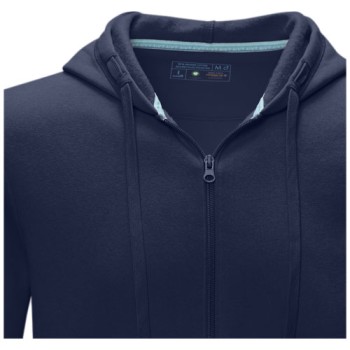 Felpa Ruby da uomo con cappuccio e full zip in tessuto organico riciclato