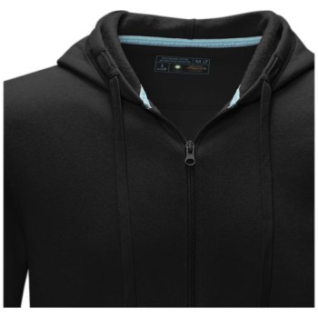 Felpa Ruby da uomo con cappuccio e full zip in tessuto organico riciclato